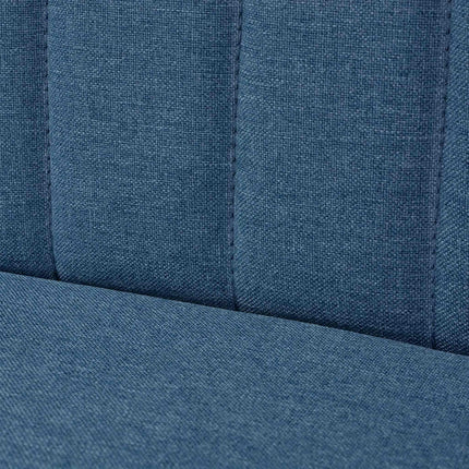 stofsofa 117 x 55,5 x 77 cm blå