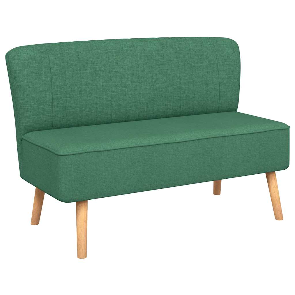 stofsofa 117x55,5x77 cm grøn