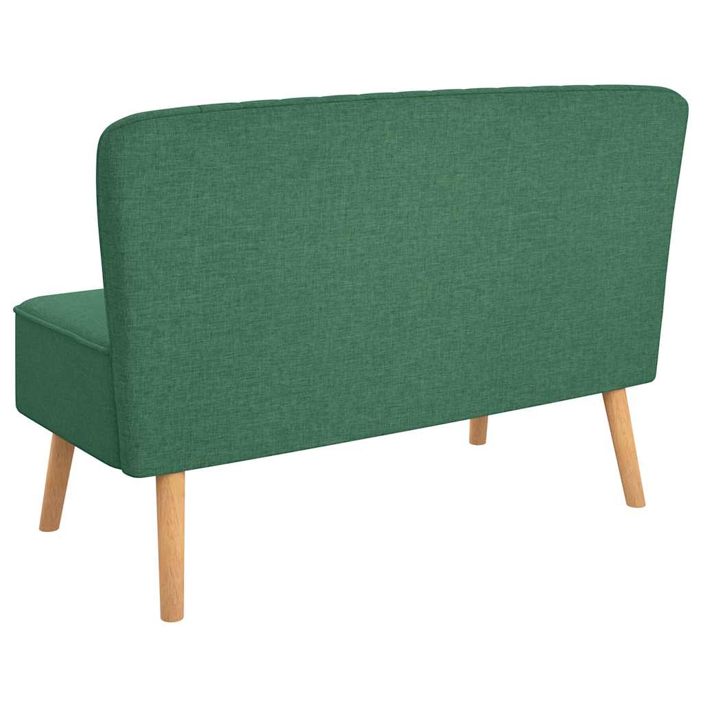 stofsofa 117x55,5x77 cm grøn
