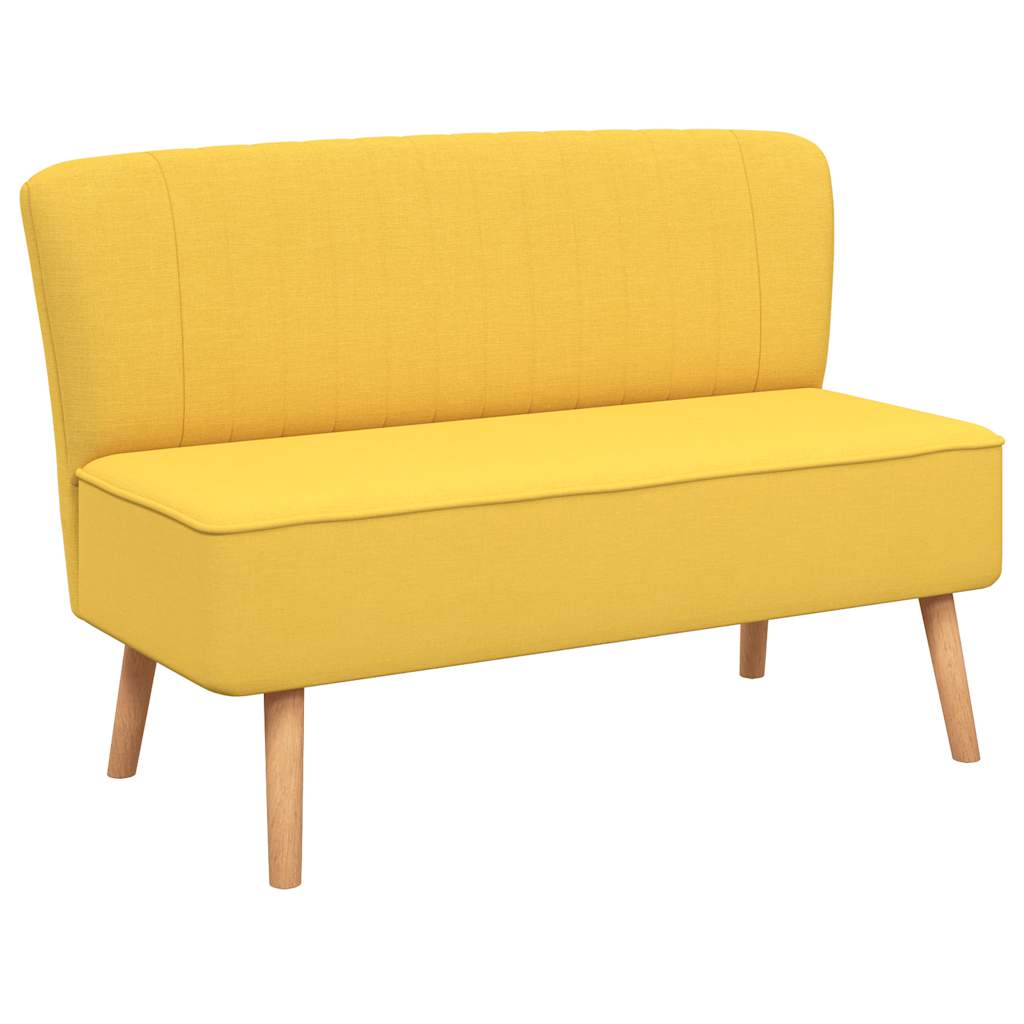 stofsofa 117x55,5x77 cm gul