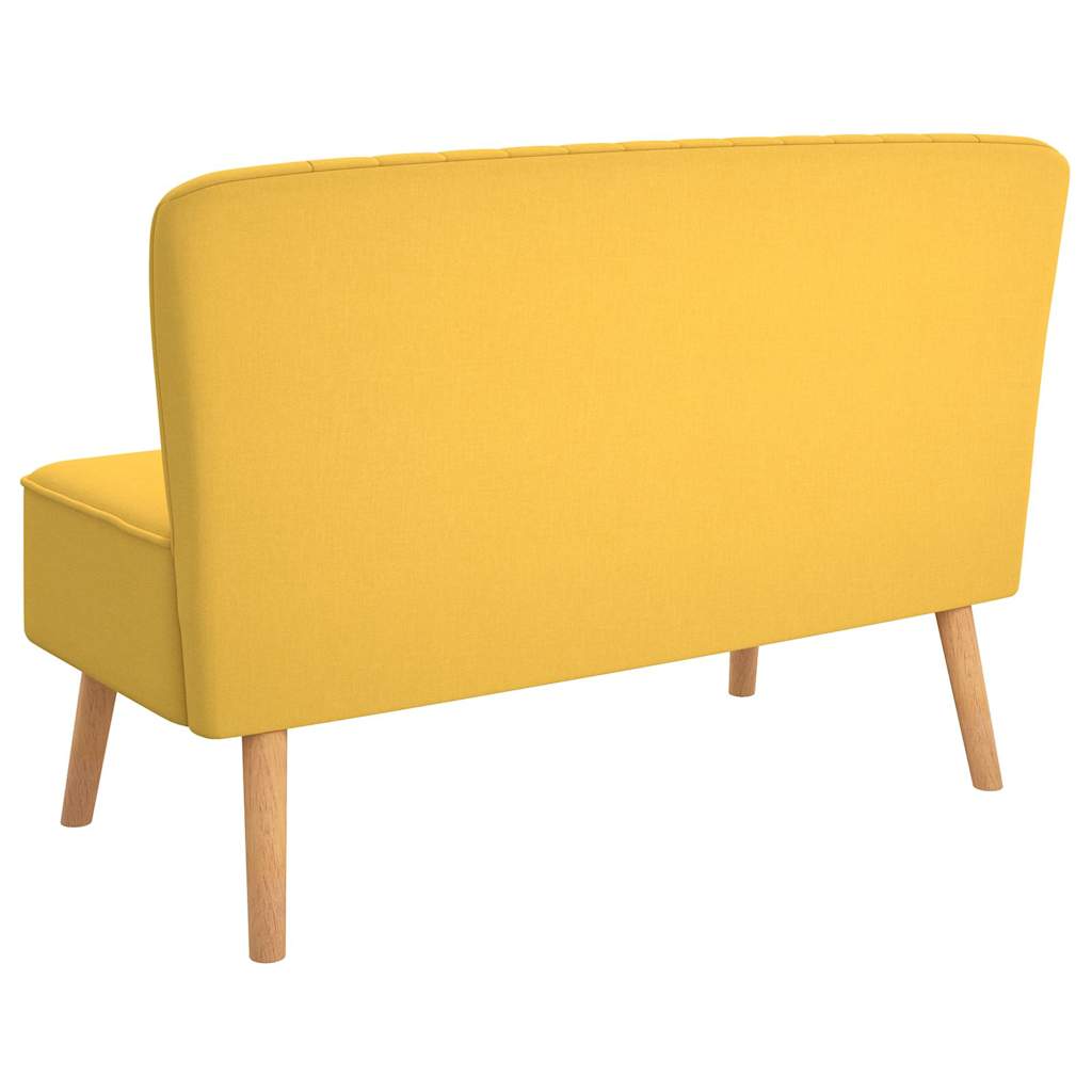 stofsofa 117x55,5x77 cm gul