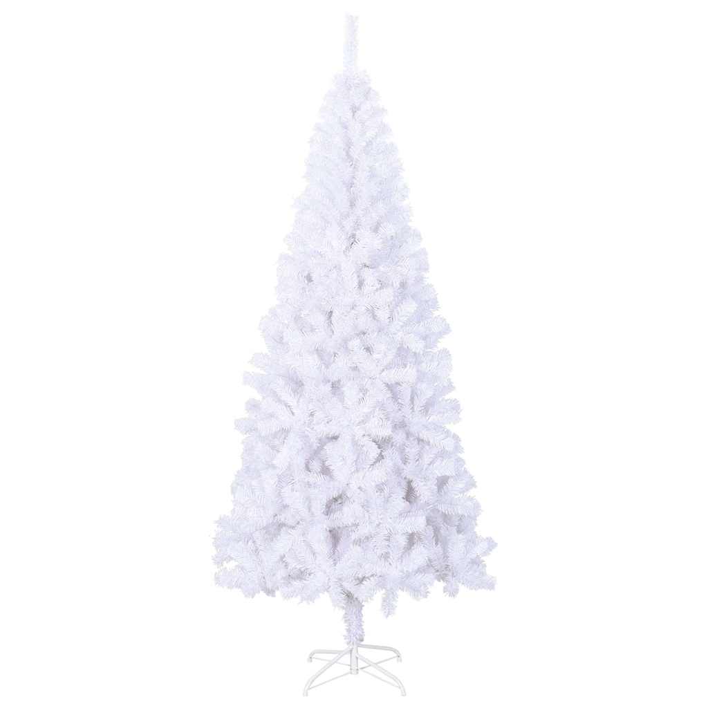 kunstigt juletræ L 240 cm hvid