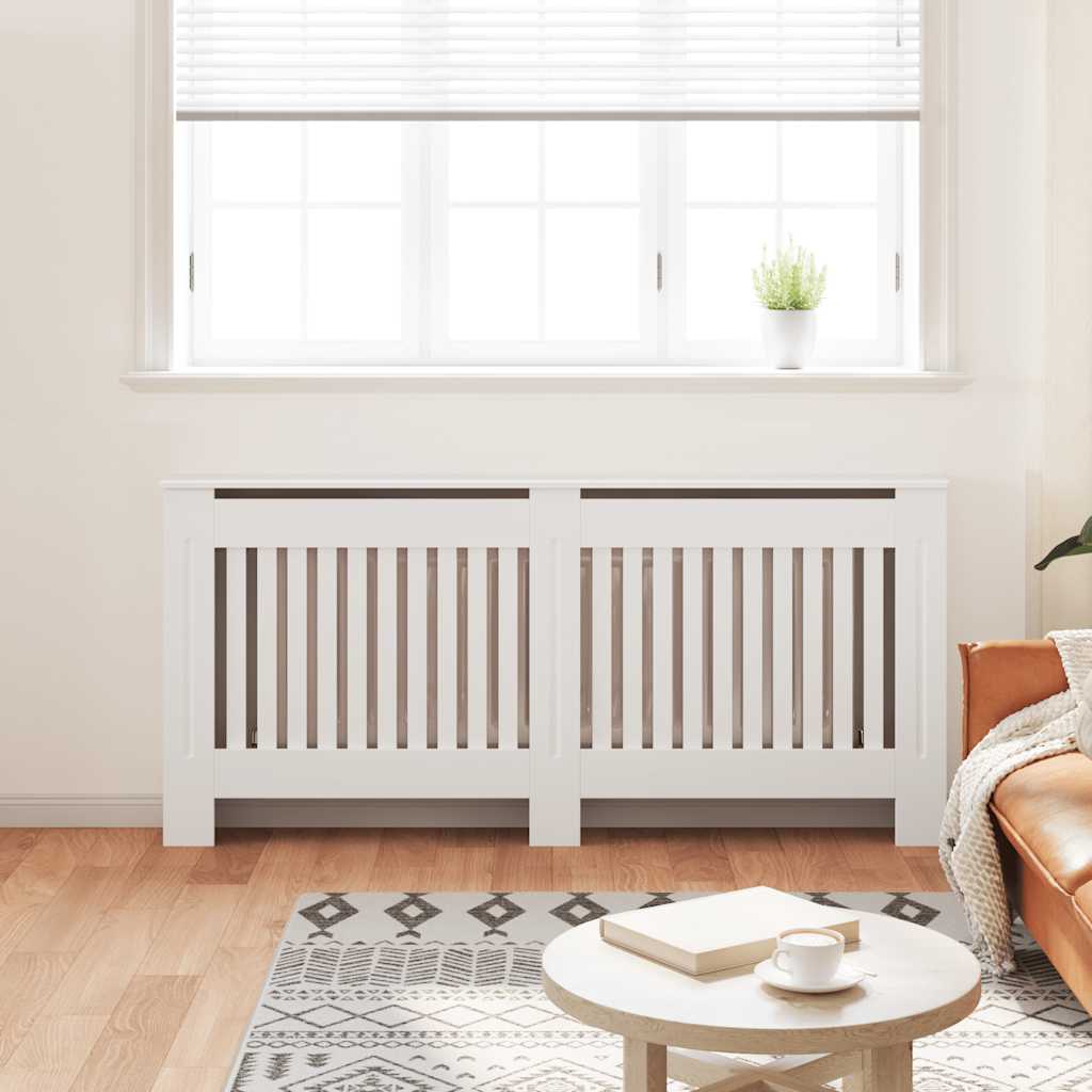 radiatorskjuler hvid MDF 172 cm