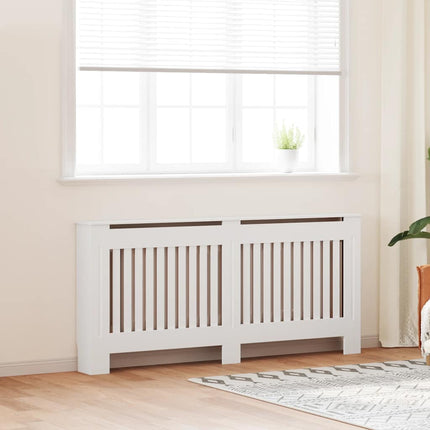 radiatorskjuler hvid konstrueret træ 172 cm