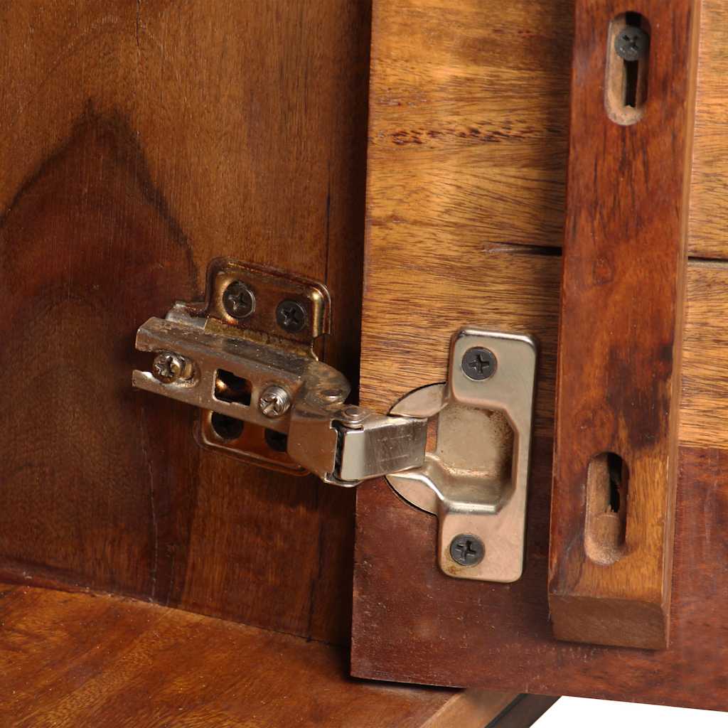 skænk i massivt akacietræ 120 x 30 x 80 cm