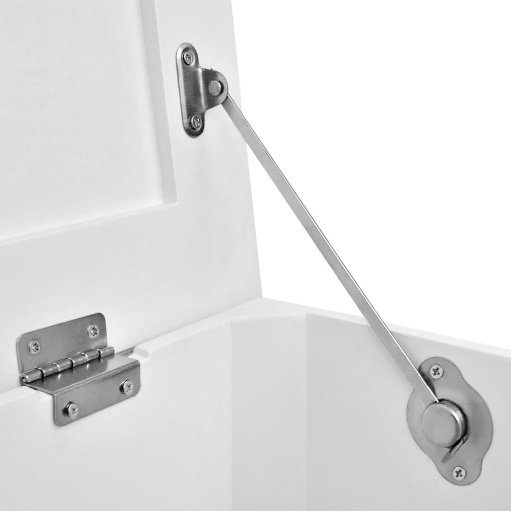 opbevaringskiste sæt i 2 dele hvid