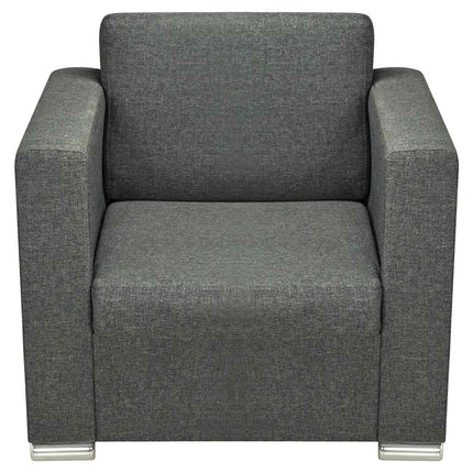 sofasæt i tre dele stof mørkegrå