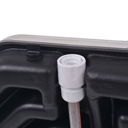 solopvarmet bruser 20 l aluminium HDPE