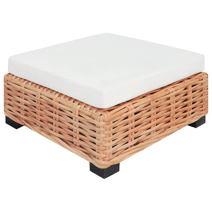 sofasæt 27 dele naturlig rattan