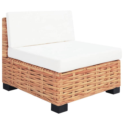 sofasæt 14 dele naturlig rattan
