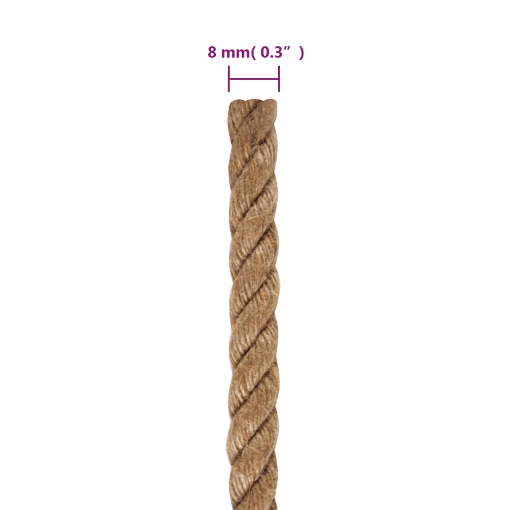 reb 100 % jute 8 mm 500 m