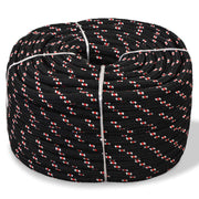 marinereb polypropylen 12 mm 50 m sort
