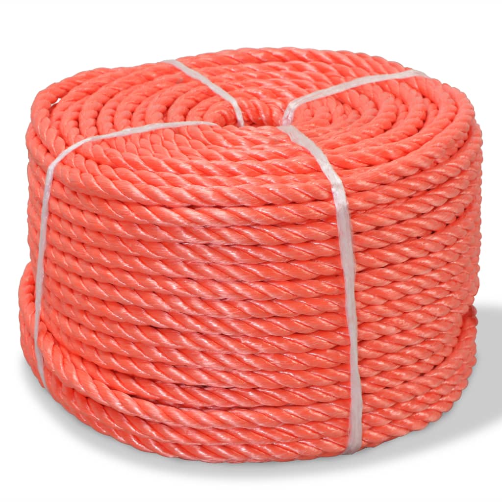 snoet reb i polypropylen 10 mm 100 m orange
