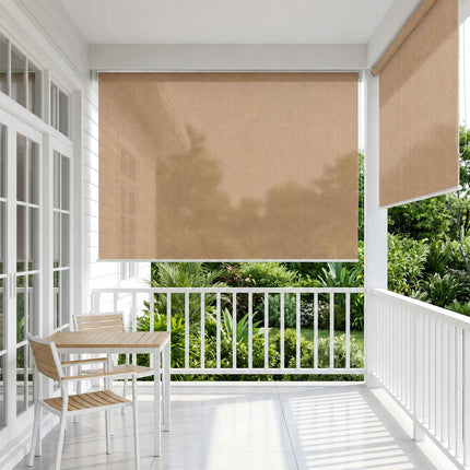 udendørs rullegardin 185 (B) x 230 (H) cm beige