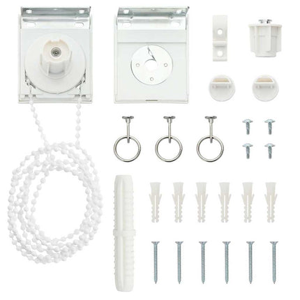 udendørs rullegardin 105 (B) x 140 (H) cm cremefarvet