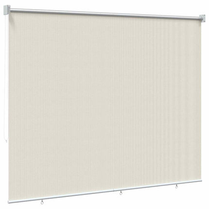 udendørs rullegardin 185 (B) x 140 (H) cm cremefarvet