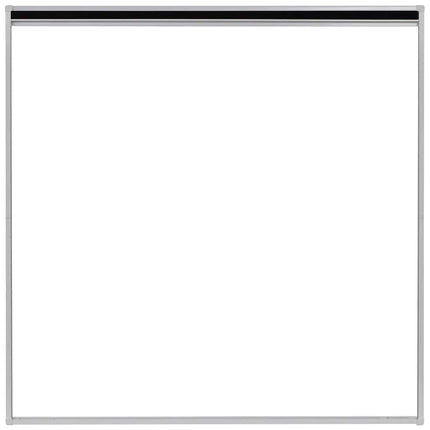 plisseret insektnet til vinduer aluminium 120 x 120 cm