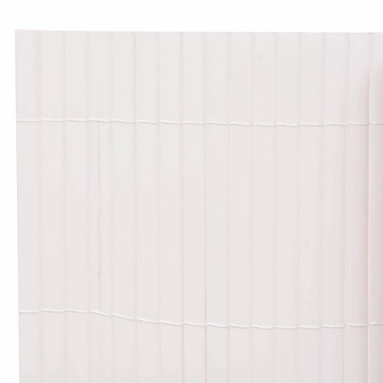 dobbeltsidet havehegn 90 x 300 cm hvid