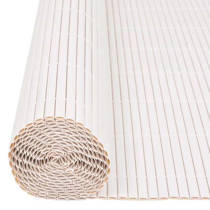 dobbeltsidet havehegn 90 x 300 cm hvid