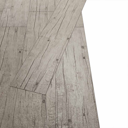 Gulvplanker 18 pcs Grå 5,26 m² PVC
