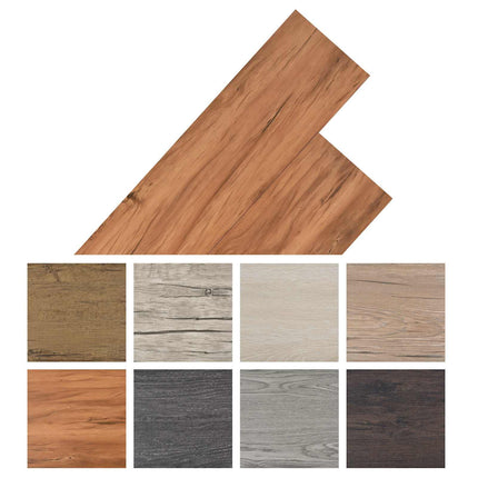 Gulvplanker 18 pcs Brun 5,26 m² PVC