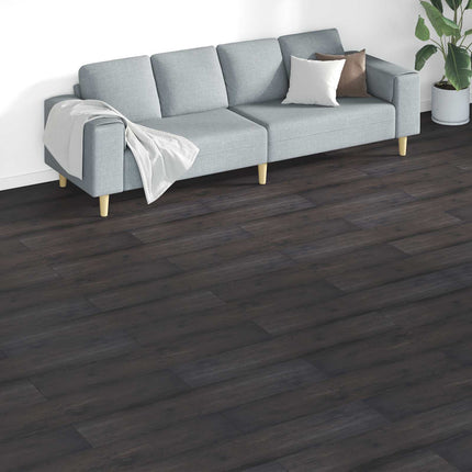 Gulvplanker 18 pcs Mørkegrå 5,26 m² PVC