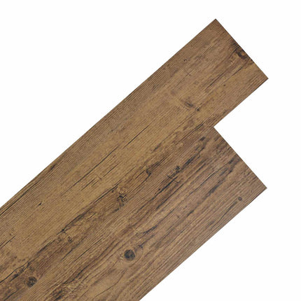 Gulvplanker 36 pcs Valnøddebrun 5,02 m² PVC
