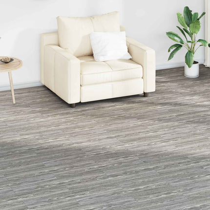Gulvplanker 36 pcs Mørkegrå 5,02 m² PVC