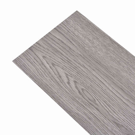 Gulvplanker 36 pcs Mørkegrå 5,02 m² PVC