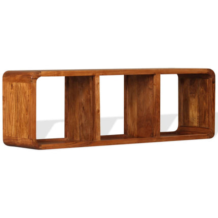 tv-skab 120x30x40 cm massivt træ honningfarvet finish