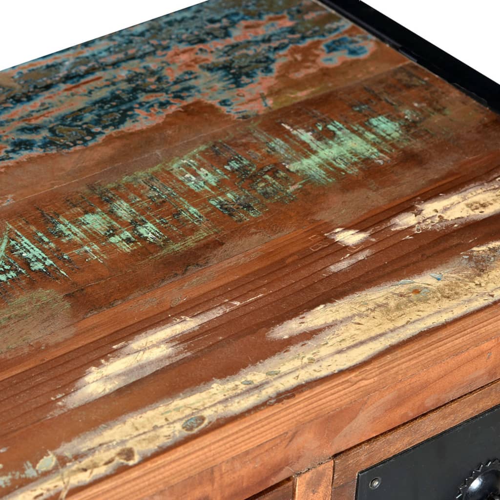 vinreol til 16 flasker massivt genbrugstræ