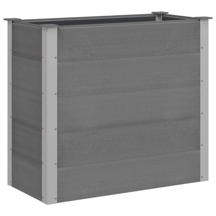 højbed 100x50x91 cm grå WPC