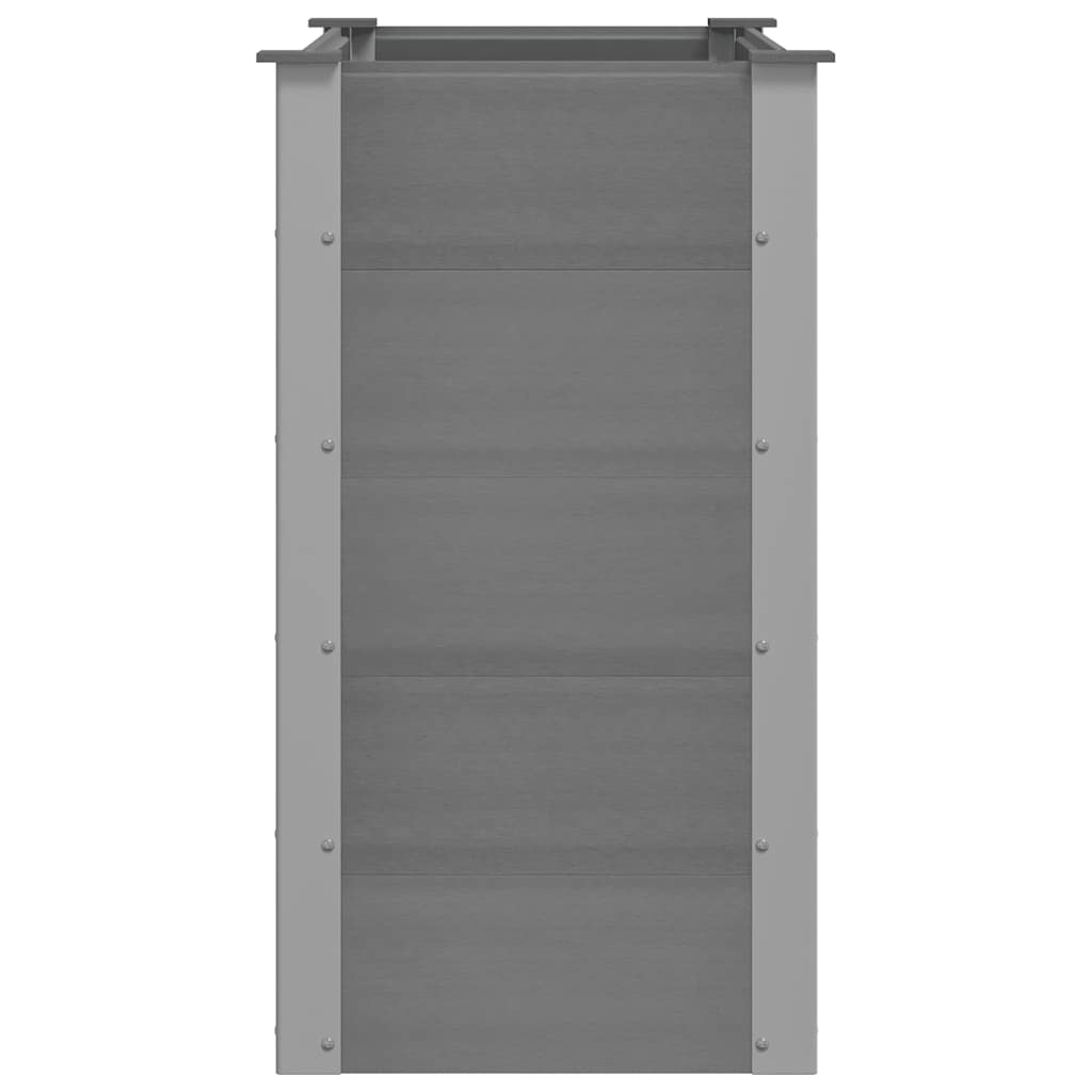 højbed 100x50x91 cm grå WPC