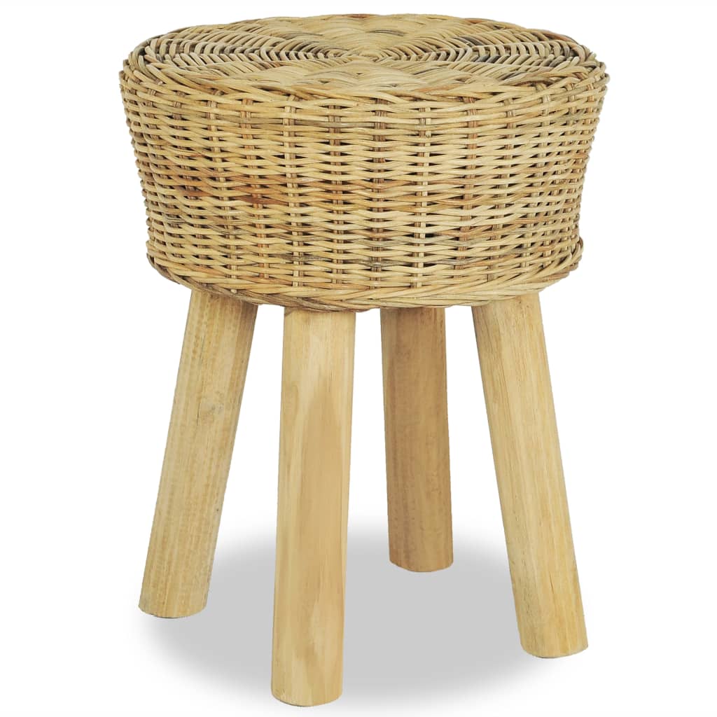 barstol naturligt rattan billede