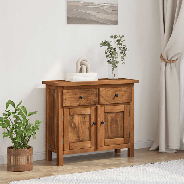 skænk 75x30x65 cm massivt mahognitræ