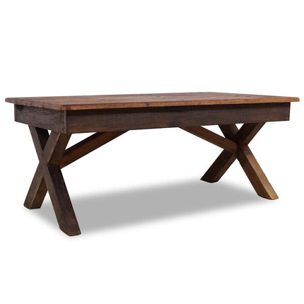 sofabord 110x60x45 cm blandet genbrugstræ