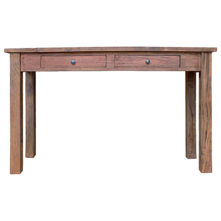 konsolbord 123x42x75 cm massivt genbrugstræ
