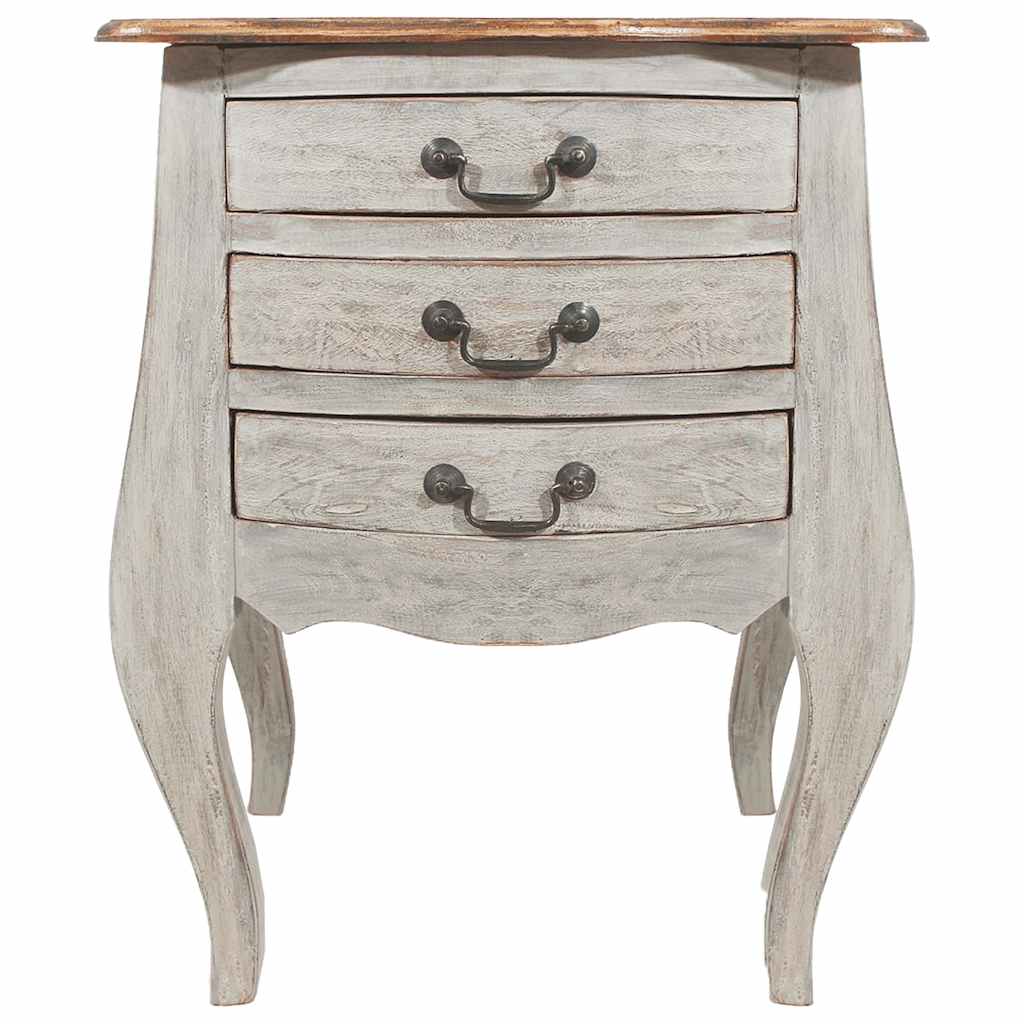 sengebord 48x35x64 cm massivt mahognitræ