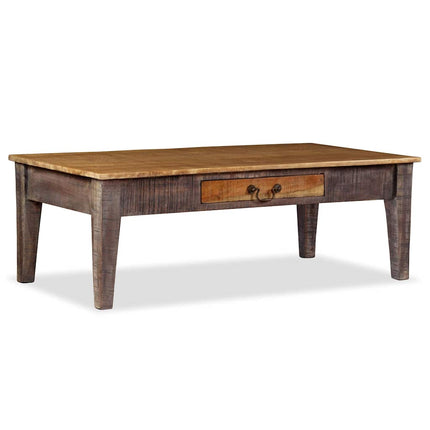 sofabord vintagelook massivt træ 118 x 60 x 40 cm
