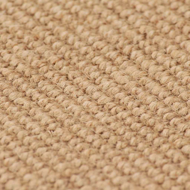 jutetæppe med latexunderside 160x230 cm naturfarvet