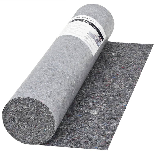 skridsikker maleruld 50 m 280 g/m² grå