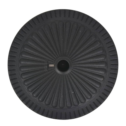 parasolfod resin rund sort 14 kg