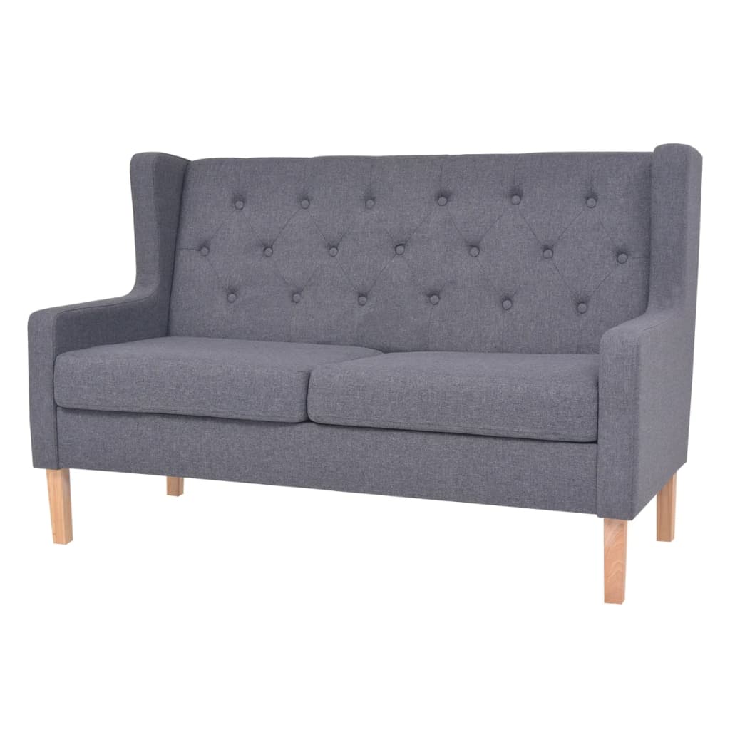 2-Personers Sofa Stof - Grå / 2-sædet