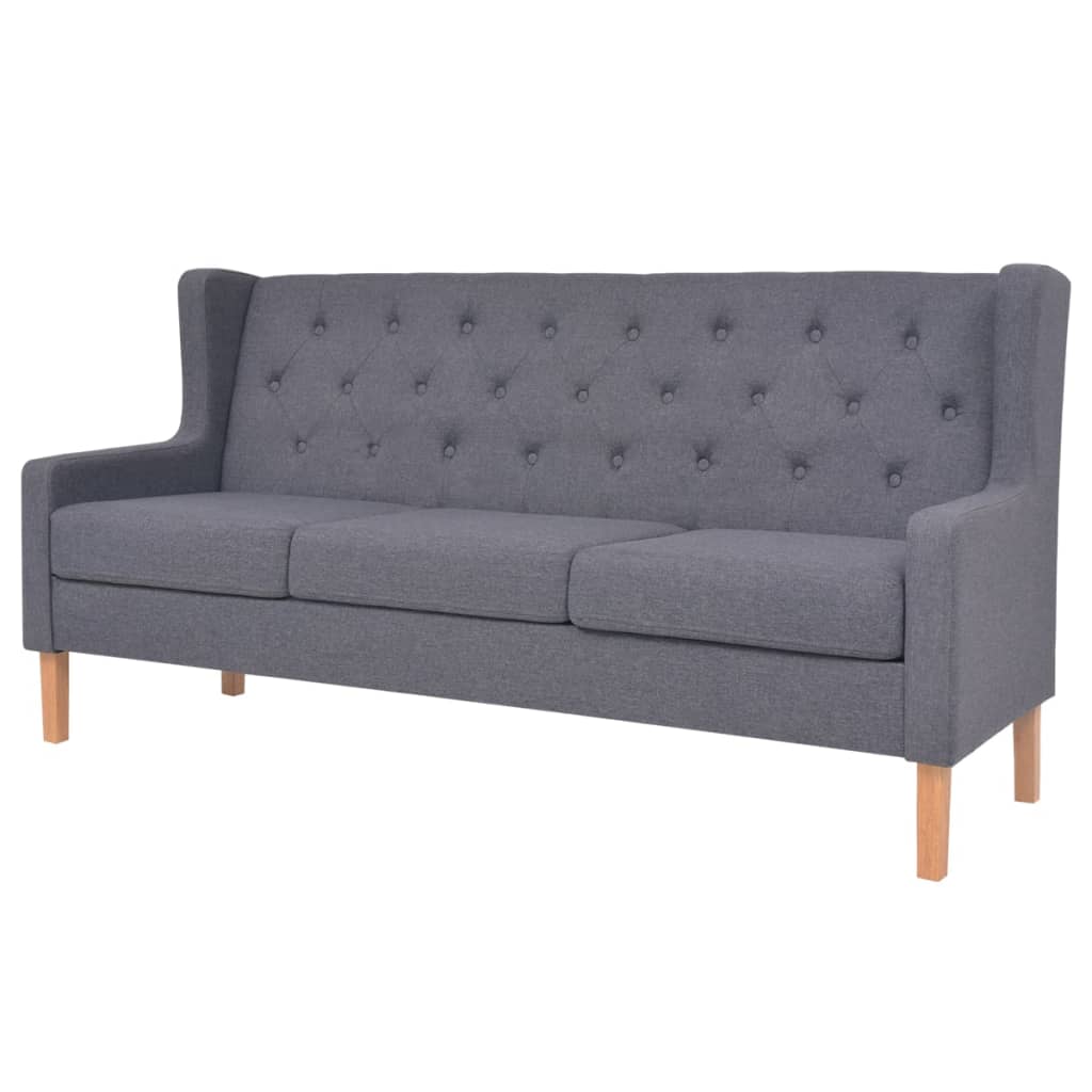3-personers sofa stof gr