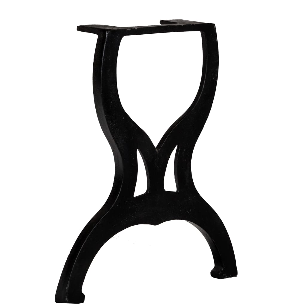 bænkeben 2 stk. X-stel støbejern