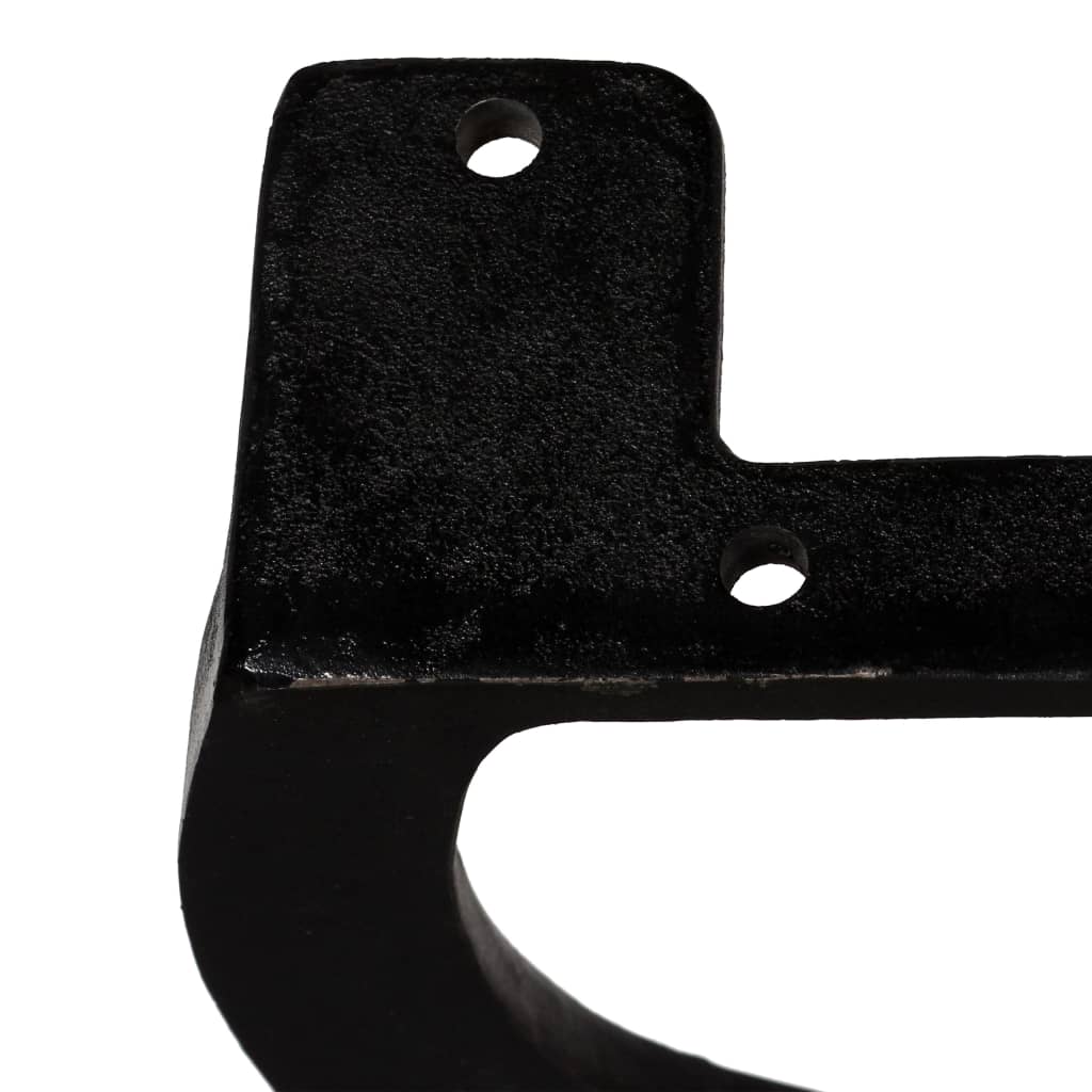 bænkeben 2 stk. X-stel støbejern