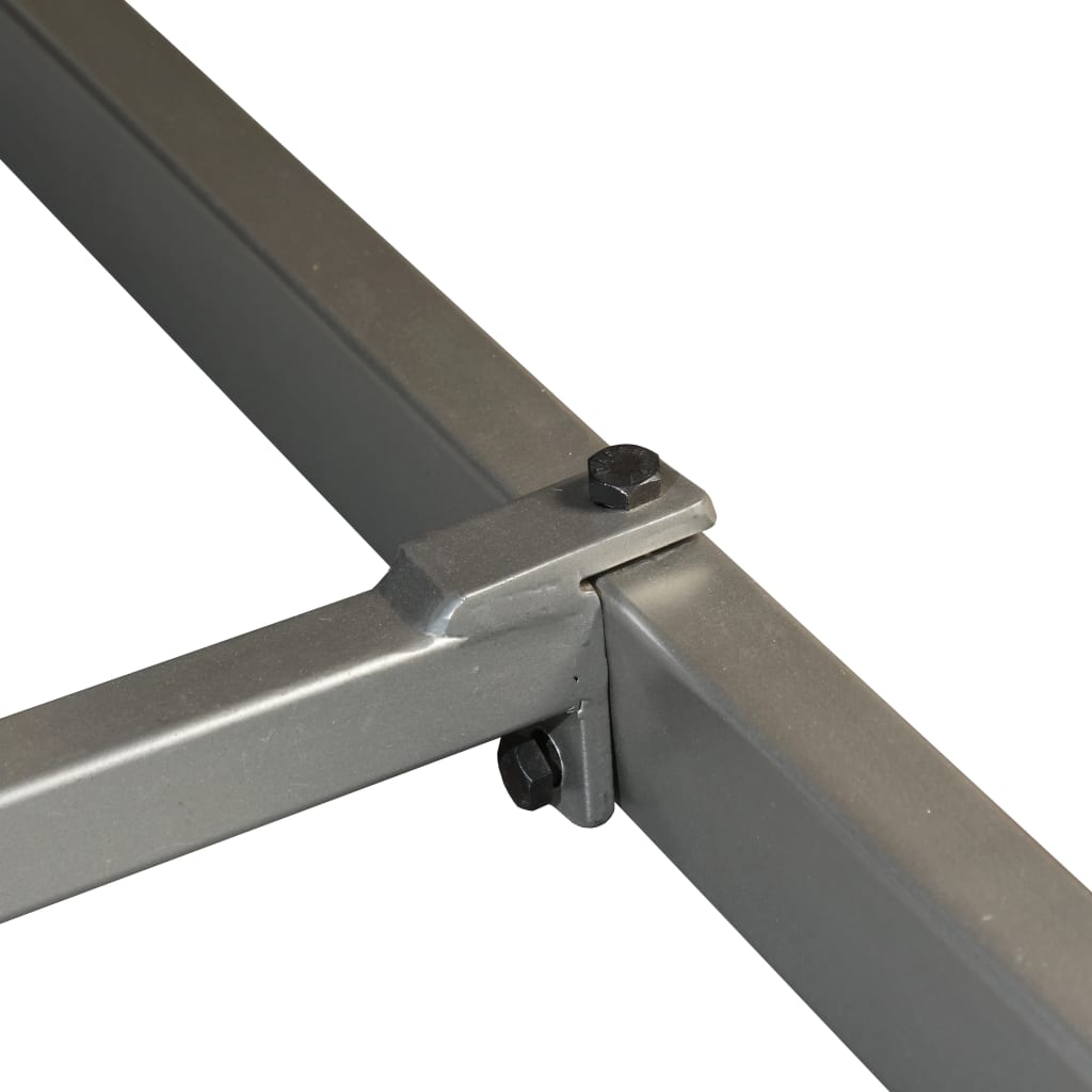 spisebord i massivt akacietræ og stål 180 cm