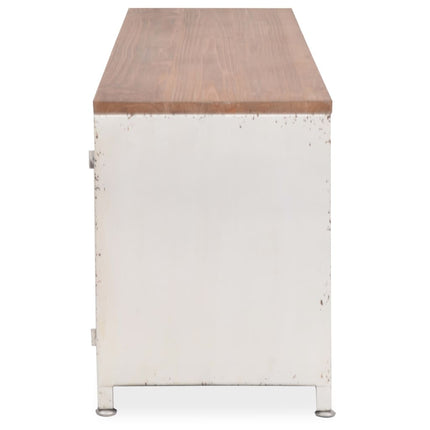 tv-bord 120x30x40 cm hvid