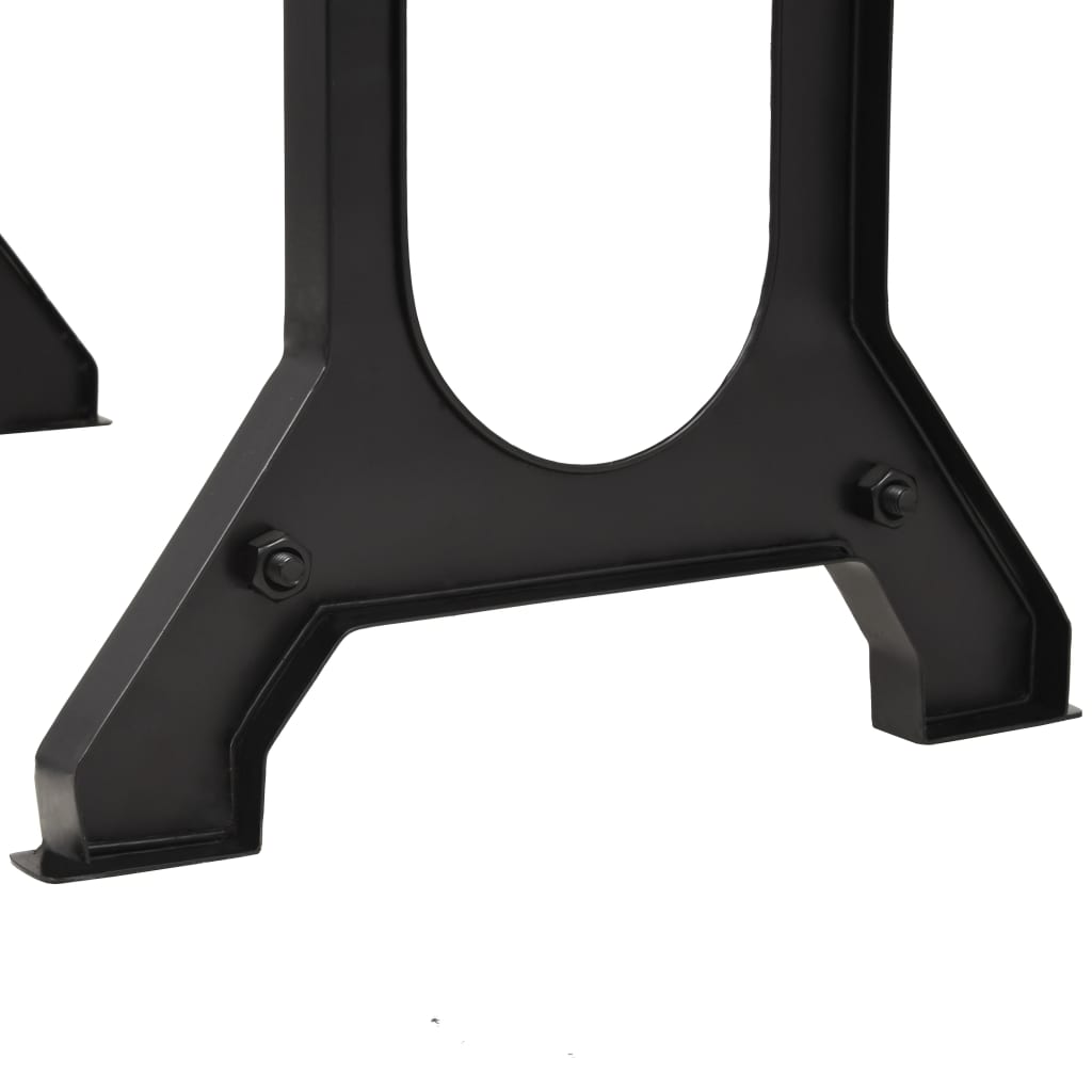 spisebord massivt fyrretræsbordplade 122 x 65 x 82 cm