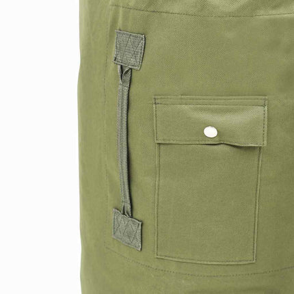duffeltaske i militærstil 85 l olivengrøn
